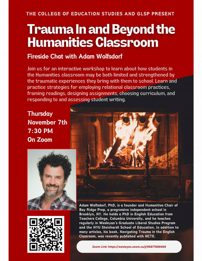 Adam Wolfsdorf Fireside Chat poster